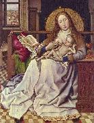 Robert Campin The Virgin and Child in an Interior France oil painting artist